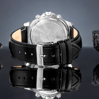 Zegarek Męski Giewont Chronograph Sapphire Czarny GW3520-A4 - 6