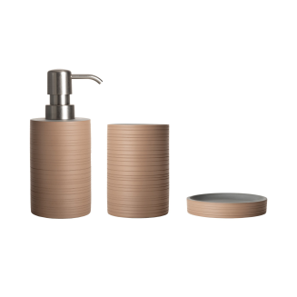 Kubek łazienkowy Sorema Ribbon Taupe - 2