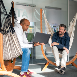  La Siesta Udine Organic Zebra hammock chair with stand - 9