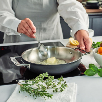 Patelnia płytka Demeyere Black 5 20 cm - 4