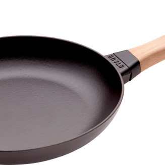  Staub cast iron frying pan with wooden handle - 26 cm - 2