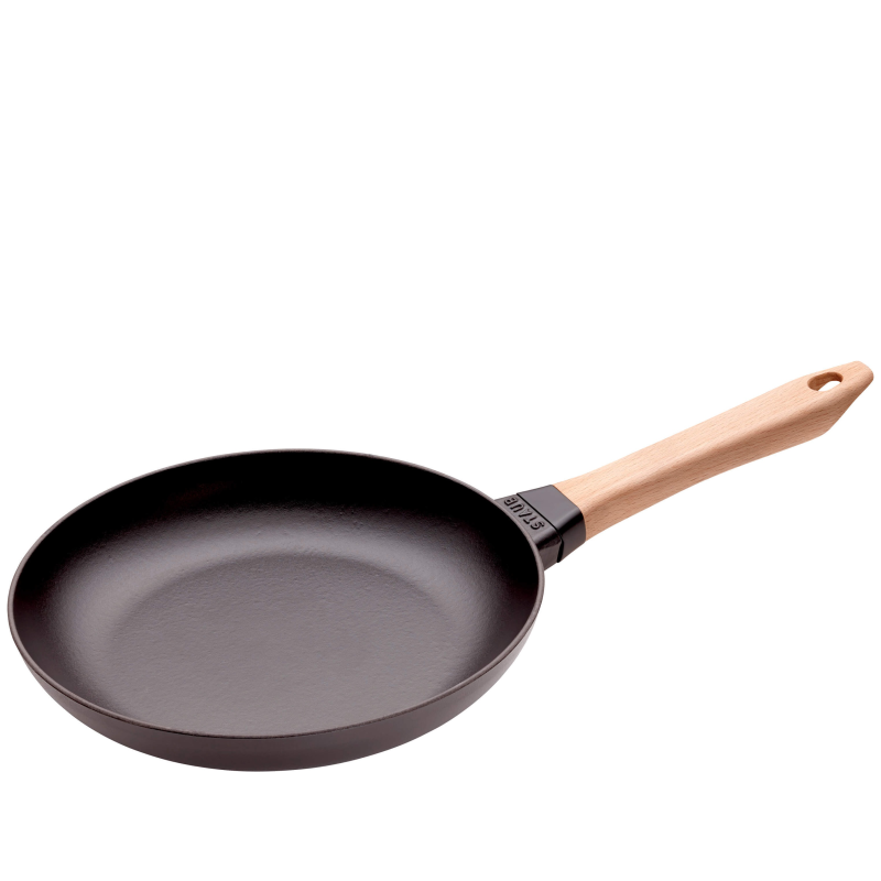  Staub cast iron frying pan with wooden handle - 26 cm