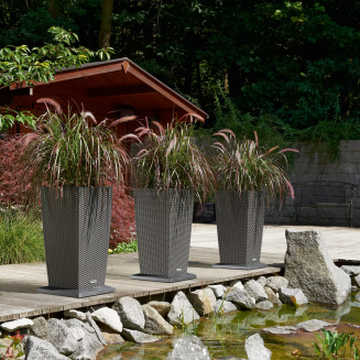  Lechuza Cubico Cottage 30 planter | 40 light gray - 10
