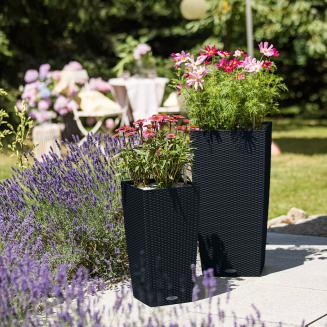  Lechuza Cubico Cottage 30 planter | 40 light gray - 12