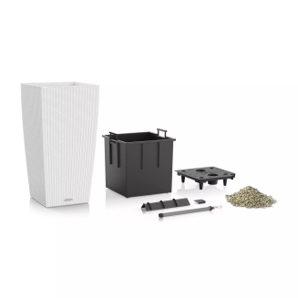  Lechuza Cubico Cottage 30 planter | 40 light gray - 2