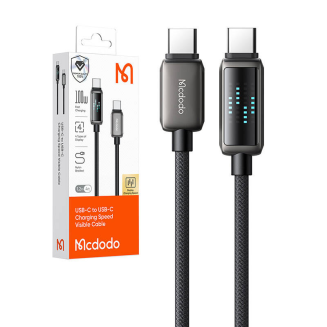 Kabel USB-C do USB-C Mcdodo CA-4250, 100W, wyświetlacz LED, 1.2m - 4