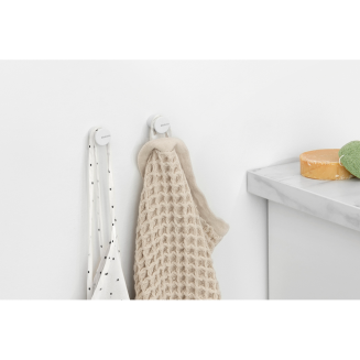 Brabantia | MindSet towel hooks, white, 2 pieces - 4