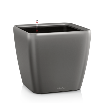  Lechuza Quadro Premium LS 21 flowerpot | 28 | 35 | 43 | 50 anthracite metallic