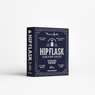 Piersiówka w opakowaniu prezentowym | PRINTWORKS - 2