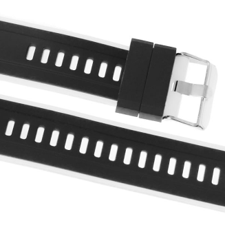 Pasek silikonowy CZARNO-BIAŁY U22-20-1 - 4