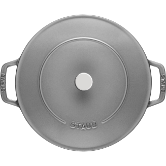 Deep stewing pan with lid Staub - 24 cm, Graphite - 6