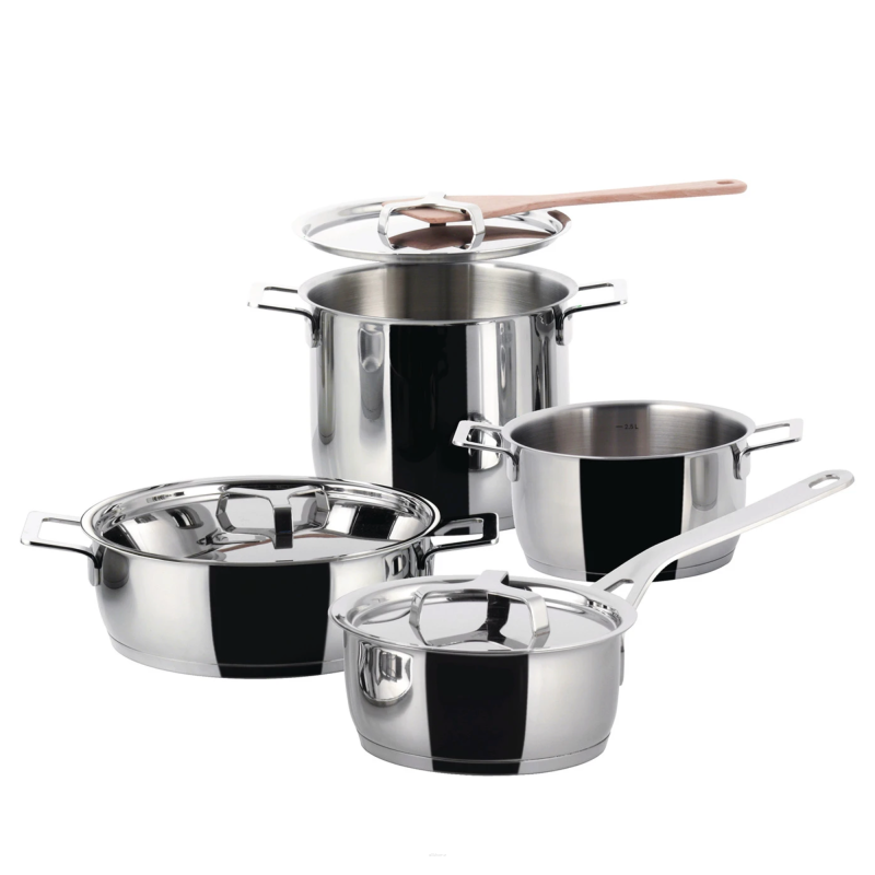  Alessi Pots&Pans set of 7 pots