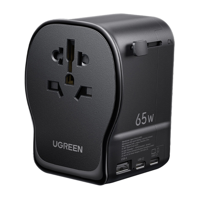 Adapter podróżny UGREEN S550 65W 2xUSB-C 1xUSB-A