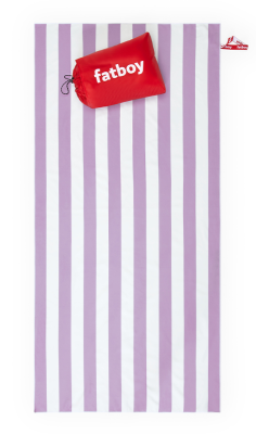 Fatboy Beach Baggy Lilac beach towel with cushion