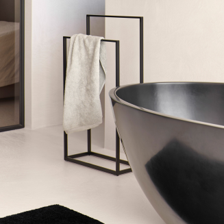  Aquanova Mauro Black bathroom rug 80x160 cm - 4