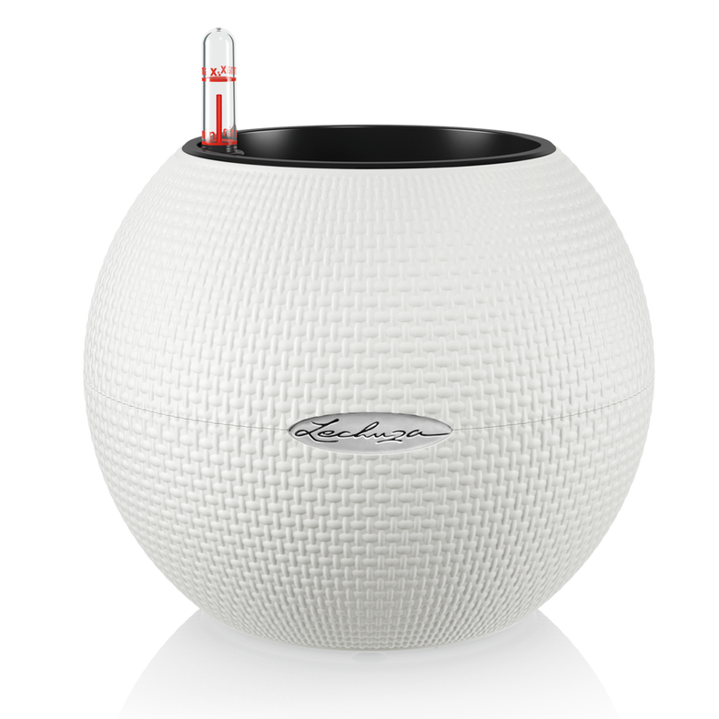 Lechuza Puro Color 20 white flowerpot