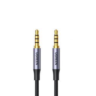 Kabel mini jack 3.5mm UGREEN AV183, AUX, 2m (czarny) - 4