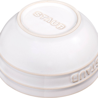  Set of 4 Staub round bowls - 14 cm, ivory - 3