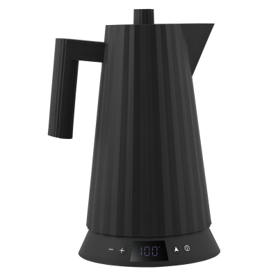Czajnik elektryczny z regulacją temperatury Alessi Plissé Black 1.7l