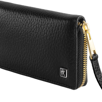 Zestaw do manicure Zwilling Twinox Gold czarne skórzane etui 3 elementy - 2