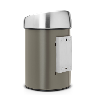  Brabantia Touch Bin 3l platinum wall bin - 3