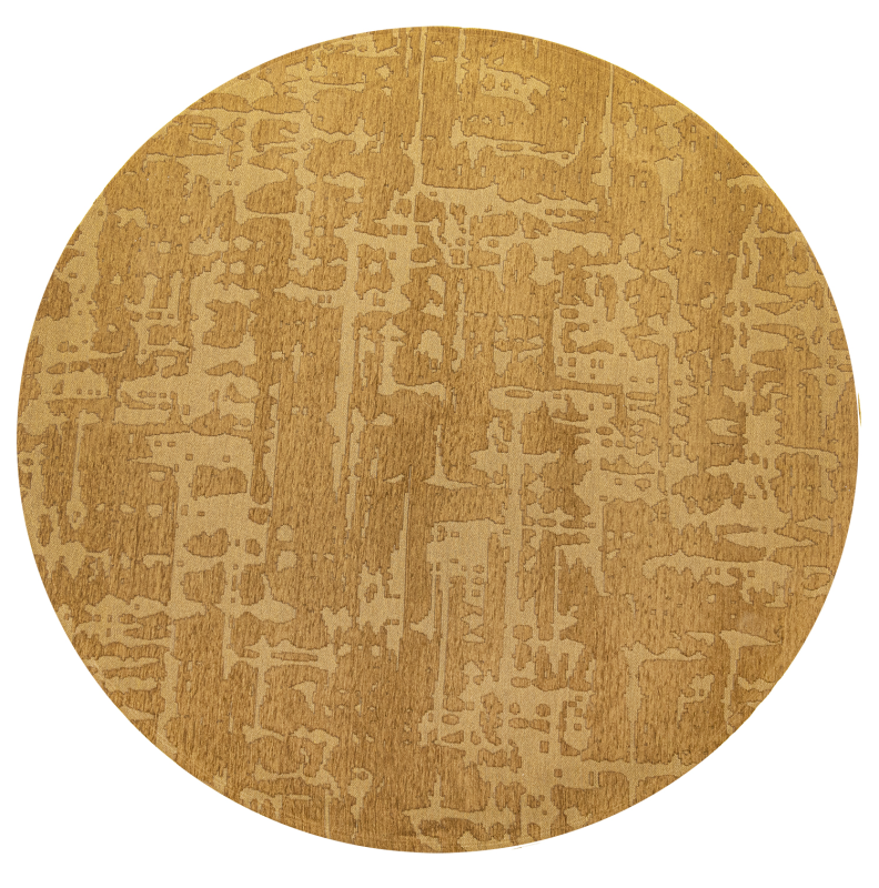  Louis de Poortere Structures Baobab Madagascar Gold round rug