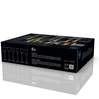 Lyngby Glass Aquavit MIX vodka glasses, 6 pcs. - 13