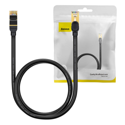 Kabel BASEUS Cat.7 1m (czarny)