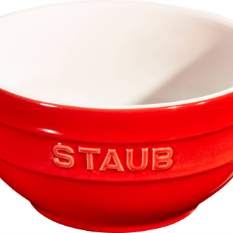  Set of 4 Staub round bowls - 12 cm, Red - 2