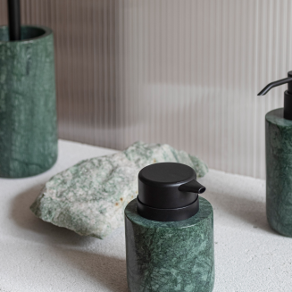 Dozownik do mydła Mette Ditmer Denmark Marble Tall Dark Forest - 3