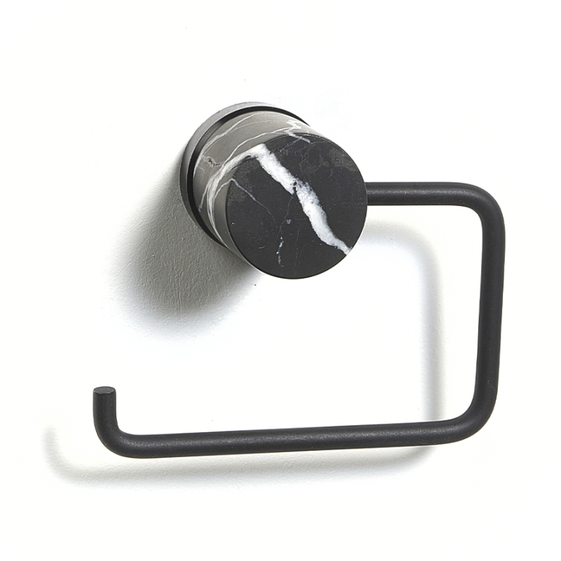  Aquanova Nero Black toilet paper holder