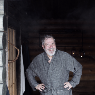  Szlafrok Lapuan Kankurit Tarva black-linen XL - 5