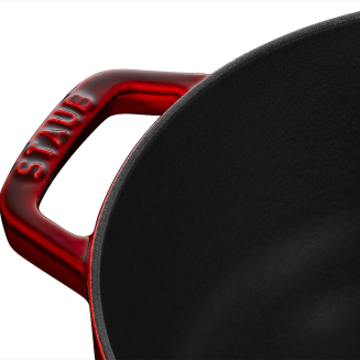  Lily Staub round cast iron pot - 3.5 ltr, Grenadine - 2