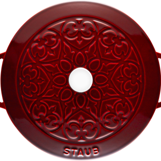  Lily Staub round cast iron pot - 3.5 ltr, Grenadine - 3