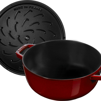 Lily Staub round cast iron pot - 3.5 ltr, Grenadine - 5