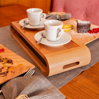  Artelegno VASD double-sided beech wood tray 37 cm - 2