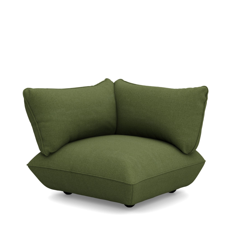 Fotel narożny Fatboy Sumo Corner Seat Boucle Leaf Green