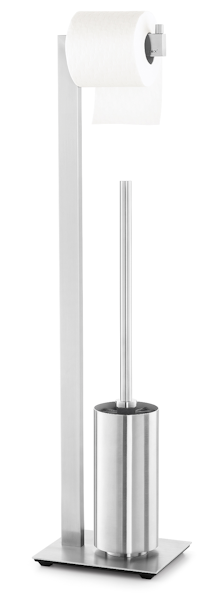 Zack Linea matt toilet paper and toilet brush holder