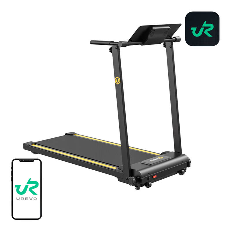 Bieżnia elektryczna UREVO Foldi Mini (czarno- pomarańczowa)