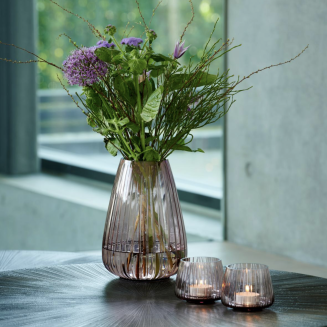  Kusintha Bitz Pink Glass vase 22 cm - 5