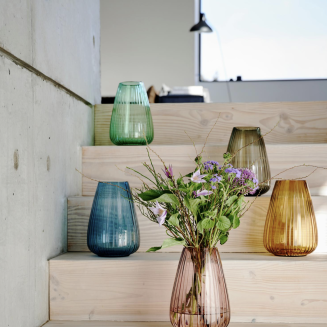  Kusintha Bitz Pink Glass vase 22 cm - 6