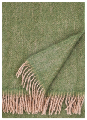  Koc z moherem Lapuan Kankurit REVONTULI powder-olive 130x170 cm