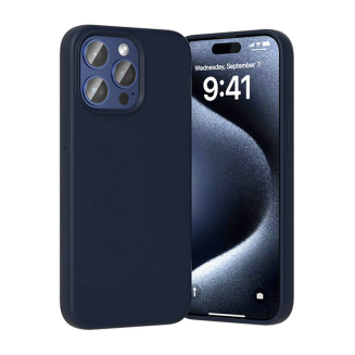 Etui Silikonowe Vention KUFL0-40 do iPhone 15 Pro Max (niebieski) - 3