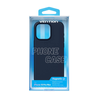 Etui Silikonowe Vention KUFL0-40 do iPhone 15 Pro Max (niebieski) - 4