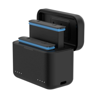 2-gniazdowa ładowarka + przechowywanie kart TELESIN do Insta360 X4 - 2