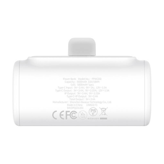 Powerbank OS-Baseus Compact IP 5000mAh 20W (biały) - 5