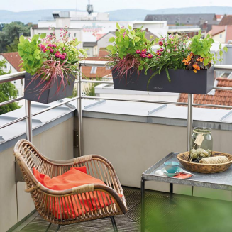  Lechuza Balconera Color 50 planter, slate gray - 7