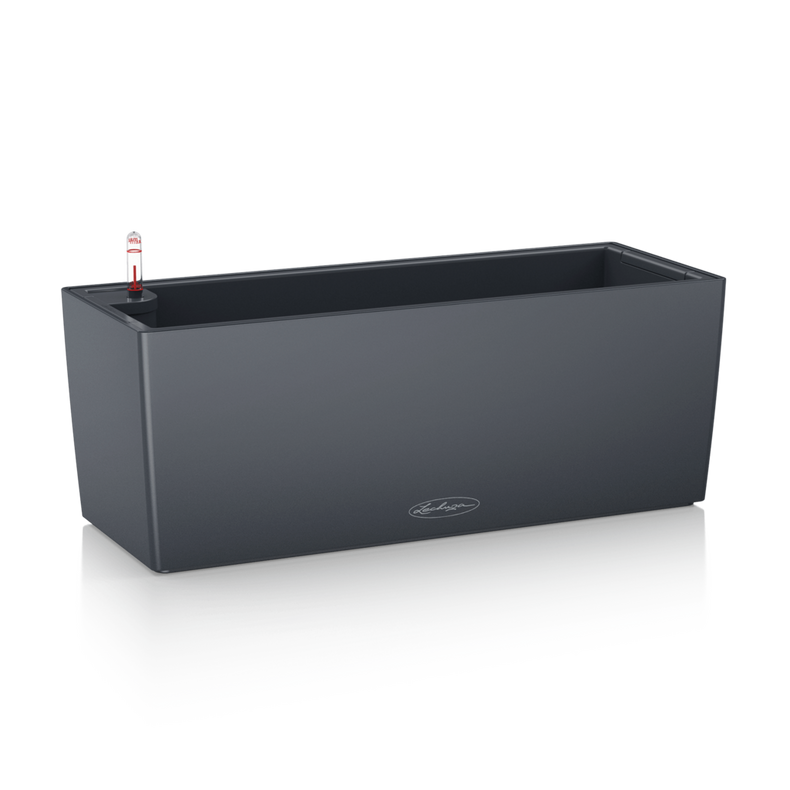  Lechuza Balconera Color 50 planter, slate gray