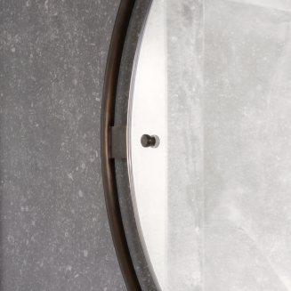  Audo Copenhagen Nimbus Bronzed Brass wall mirror 60 cm - 4