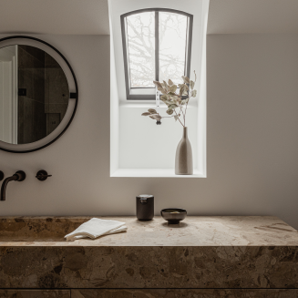  Audo Copenhagen Nimbus Bronzed Brass wall mirror 60 cm - 7